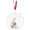 Addobbo a forma di palla con albero e pupazzo di neve “Holiday Cheers”