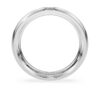 Anello a fascia Eternity con diamanti sintetici 0,05 carati in totale, forma rotonda, oro bianco 14K Anello a fascia Eternity con diamanti sintetici 0,05 carati in totale, forma rotonda, oro bianco 14K
