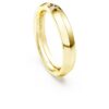 Anello a fascia Eternity con diamanti sintetici 0,05 carati in totale, forma rotonda, oro giallo 14K Anello a fascia Eternity con diamanti sintetici 0,05 carati in totale, forma rotonda, oro giallo 14K