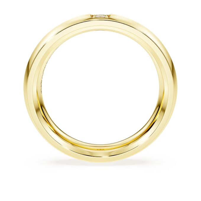 Anello a fascia Eternity con diamanti sintetici 0,05 carati in totale, forma rotonda, oro giallo 14K Anello a fascia Eternity con diamanti sintetici 0,05 carati in totale, forma rotonda, oro giallo 14K