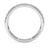 Anello a fascia Eternity con diamanti sintetici 0,4 ct in totale, forma rotonda, argento sterling Anello a fascia Eternity con diamanti sintetici 0,4 ct in totale, forma rotonda, argento sterling