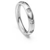 Anello a fascia Eternity con diamanti sintetici 0,5 carati in totale, forma rotonda, oro bianco 14K Anello a fascia Eternity con diamanti sintetici 0,5 carati in totale, forma rotonda, oro bianco 14K