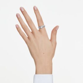 Anello a fascia ottagonale con diamanti sintetici da 1,0 carati in totale, forma ottagonale, oro bianco 14K Anello a fascia ottagonale con diamanti sintetici da 1,0 carati in totale, forma ottagonale, oro bianco 14K