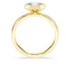 Anello con castone ottagonale, diamanti sintetici 1,0 ct totali, forma ottagonale, oro giallo 14K Anello con castone ottagonale, diamanti sintetici 1,0 ct totali, forma ottagonale, oro giallo 14K
