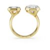 Anello con castone ottagonale, diamanti sintetici 4,10 Ct in totale, forma ottagonale, oro giallo 18 carati Anello con castone ottagonale, diamanti sintetici 4,10 Ct in totale, forma ottagonale, oro giallo 18 carati