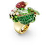 Anello con motivo Idyllia multicolore, placcato in oro Anello con motivo Idyllia multicolore, placcato in oro