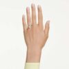 Anello con motivo Idyllia, tagli misti, cuore, rosa, finitura in metalli misti Anello con motivo Idyllia, tagli misti, cuore, rosa, finitura in metalli misti