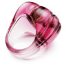 Anello da cocktail Dulcis con taglio a cuore, pavé, cuore, rosa Anello da cocktail Dulcis con taglio a cuore, pavé, cuore, rosa