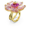 Anello da cocktail Idyllia Flower, rosa, placcato oro Anello da cocktail Idyllia Flower, rosa, placcato oro