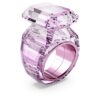 Anello da cocktail Lucent con taglio ottagonale, rosa Anello da cocktail Lucent con taglio ottagonale, rosa