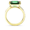 Anello da cocktail Stilla con taglio rettangolare, verde, placcato oro Anello da cocktail Stilla con taglio rettangolare, verde, placcato oro