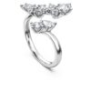 Anello Galaxy Bypass con diamanti sintetici da 1,25 carati in totale, forme miste, oro bianco 14K Anello Galaxy Bypass con diamanti sintetici da 1,25 carati in totale, forme miste, oro bianco 14K