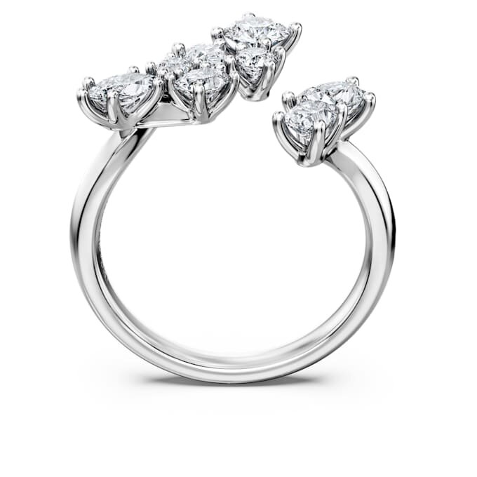 Anello Galaxy Bypass con diamanti sintetici da 1,25 carati in totale, forme miste, oro bianco 14K Anello Galaxy Bypass con diamanti sintetici da 1,25 carati in totale, forme miste, oro bianco 14K