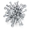 Anello Galaxy con diamanti sintetici da 9,5 carati in totale, forme miste, oro bianco 18 carati Anello Galaxy con diamanti sintetici da 9,5 carati in totale, forme miste, oro bianco 18 carati