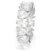 Anello Matrix Vittore con taglio a goccia, bianco, finitura argento Anello Matrix Vittore con taglio a goccia, bianco, finitura argento