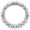 Anello Matrix Vittore con taglio a goccia, bianco, finitura argento Anello Matrix Vittore con taglio a goccia, bianco, finitura argento