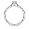 Anello solitario Eternity con diamanti sintetici da 0,7 ct in totale, forma rotonda, oro bianco 14 carati Anello solitario Eternity con diamanti sintetici da 0,7 ct in totale, forma rotonda, oro bianco 14 carati