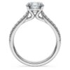 Anello solitario Eternity con diamanti sintetici da 1,7 carati in totale, forma rotonda, oro bianco 14K Anello solitario Eternity con diamanti sintetici da 1,7 carati in totale, forma rotonda, oro bianco 14K