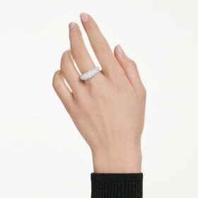 Anello Sublima bianco, placcato in rodio Anello Sublima bianco, placcato in rodio