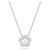 Ariana Grande X Swarovski Set di perle di cristallo, taglio rotondo, fiore, bianco, placcato in rodio