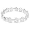 Bracciale Ariana Grande X Swarovski con cristalli a taglio rotondo, fiori, bianco, placcato in rodio