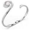 Bracciale Ariana Grande X Swarovski con perla di cristallo, taglio baguette, bianco, placcato in rodio Bracciale Ariana Grande X Swarovski con perla di cristallo, taglio baguette, bianco, placcato in rodio