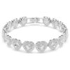 Bracciale Ariana Grande X Swarovski con tagli misti, cuori, bianco, placcato in rodio Bracciale Ariana Grande X Swarovski con tagli misti, cuori, bianco, placcato in rodio
