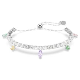 Bracciale Ariana Grande X Swarovski con tagli misti, multicolore, placcato in rodio Bracciale Ariana Grande X Swarovski con tagli misti, multicolore, placcato in rodio