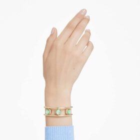Bracciale Chroma con taglio a cuscino, multicolore, placcato in oro Bracciale Chroma con taglio a cuscino, multicolore, placcato in oro