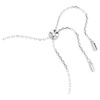 Bracciale con pietra natale a taglio quadrato, aprile, bianco, placcato in rodio Bracciale con pietra natale a taglio quadrato, aprile, bianco, placcato in rodio