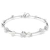 Bracciale Constella con perle di cristallo, taglio rotondo, bianco, placcato in rodio Bracciale Constella con perle di cristallo, taglio rotondo, bianco, placcato in rodio