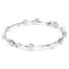 Bracciale Constella con perle di cristallo, taglio rotondo, bianco, placcato in rodio Bracciale Constella con perle di cristallo, taglio rotondo, bianco, placcato in rodio