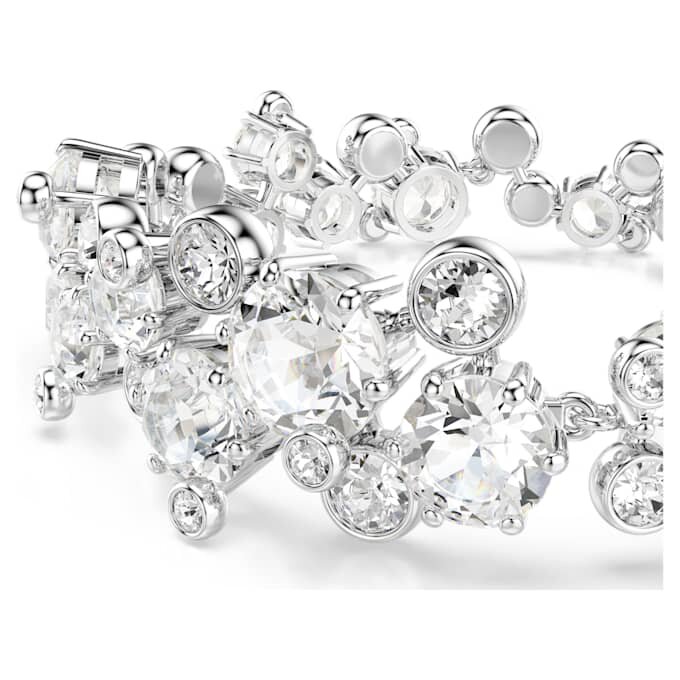 Bracciale Constella con tagli misti, bianco, placcato in rodio Bracciale Constella con tagli misti, bianco, placcato in rodio
