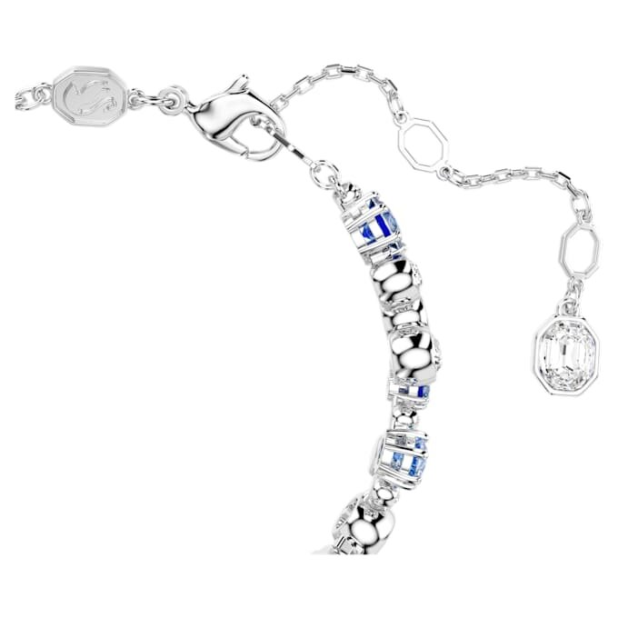 Bracciale Constella con tagli misti, blu, placcato in rodio Bracciale Constella con tagli misti, blu, placcato in rodio