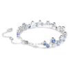 Bracciale Constella con tagli misti, blu, placcato in rodio Bracciale Constella con tagli misti, blu, placcato in rodio