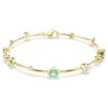 Bracciale Constella con tagli misti, verde, placcato oro Bracciale Constella con tagli misti, verde, placcato oro