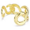 Bracciale Dextera a taglio rotondo, bianco, placcato in oro Bracciale Dextera a taglio rotondo, bianco, placcato in oro