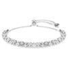 Bracciale Dextera con taglio rotondo, bianco, acciaio inossidabile Bracciale Dextera con taglio rotondo, bianco, acciaio inossidabile