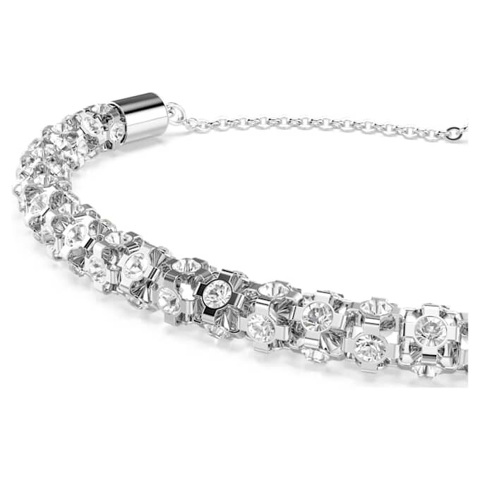 Bracciale Dextera con taglio rotondo, bianco, acciaio inossidabile Bracciale Dextera con taglio rotondo, bianco, acciaio inossidabile