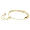 Bracciale Dextera con taglio rotondo, bianco, finitura dorata Bracciale Dextera con taglio rotondo, bianco, finitura dorata
