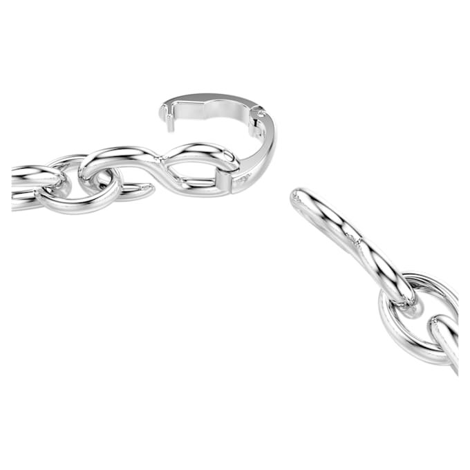 Bracciale Dextera con taglio rotondo, bianco, placcato in rodio Bracciale Dextera con taglio rotondo, bianco, placcato in rodio