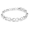 Bracciale Dextera con taglio rotondo, bianco, placcato in rodio Bracciale Dextera con taglio rotondo, bianco, placcato in rodio