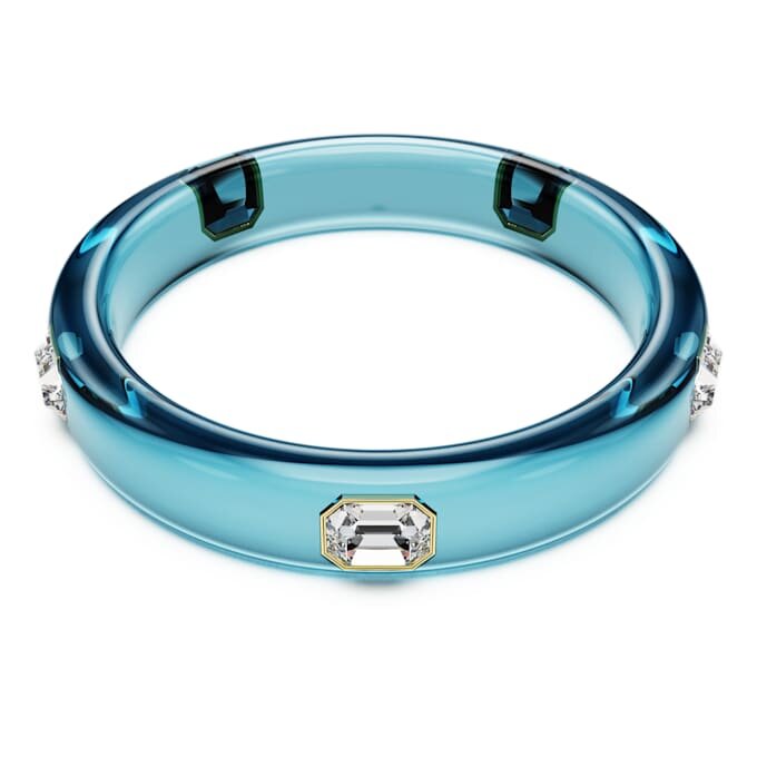 Bracciale Dulcis con taglio ottagonale, blu, placcato oro Bracciale Dulcis con taglio ottagonale, blu, placcato oro