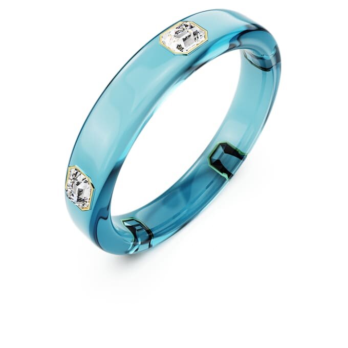 Bracciale Dulcis con taglio ottagonale, blu, placcato oro Bracciale Dulcis con taglio ottagonale, blu, placcato oro