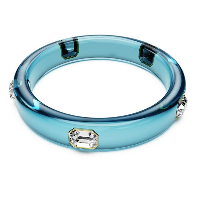 Bracciale Dulcis con taglio ottagonale, blu, placcato oro Bracciale Dulcis con taglio ottagonale, blu, placcato oro