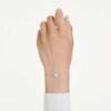 Bracciale Eternity con diamanti sintetici 0,5 ct totali, a forma di cuore, argento sterling Bracciale Eternity con diamanti sintetici 0,5 ct totali, a forma di cuore, argento sterling