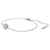 Bracciale Eternity con diamanti sintetici 0,5 ct totali, a forma di cuore, argento sterling Bracciale Eternity con diamanti sintetici 0,5 ct totali, a forma di cuore, argento sterling