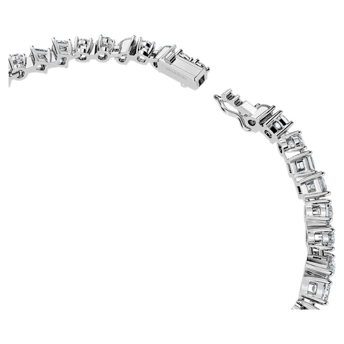 Bracciale Galaxy Tennis con diamanti sintetici 5 carati in totale, forme miste, oro bianco 14K Bracciale Galaxy Tennis con diamanti sintetici 5 carati in totale, forme miste, oro bianco 14K