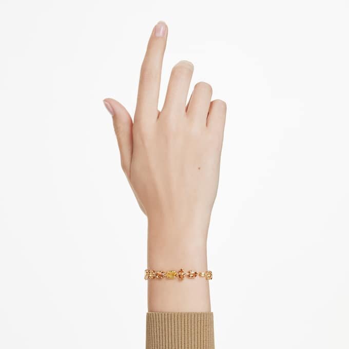 Bracciale Gema con tagli misti, giallo, placcato in oro Bracciale Gema con tagli misti, giallo, placcato in oro