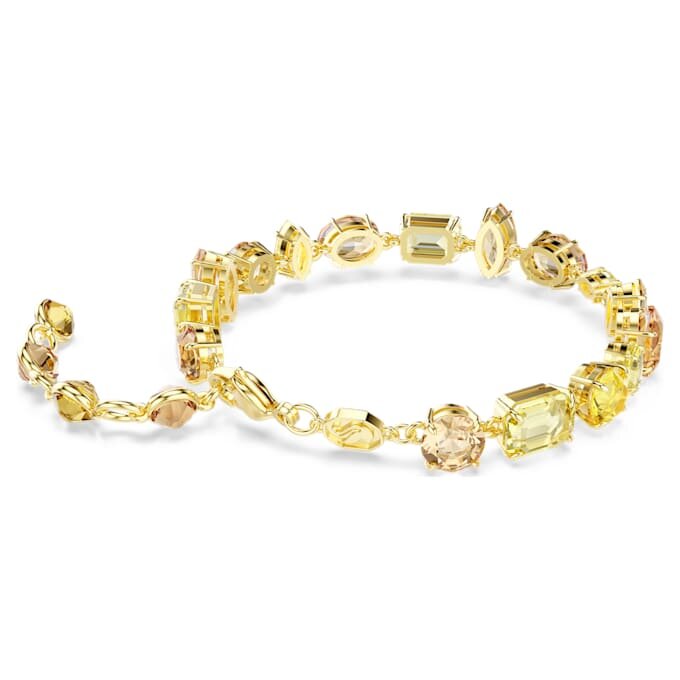Bracciale Gema con tagli misti, giallo, placcato in oro Bracciale Gema con tagli misti, giallo, placcato in oro